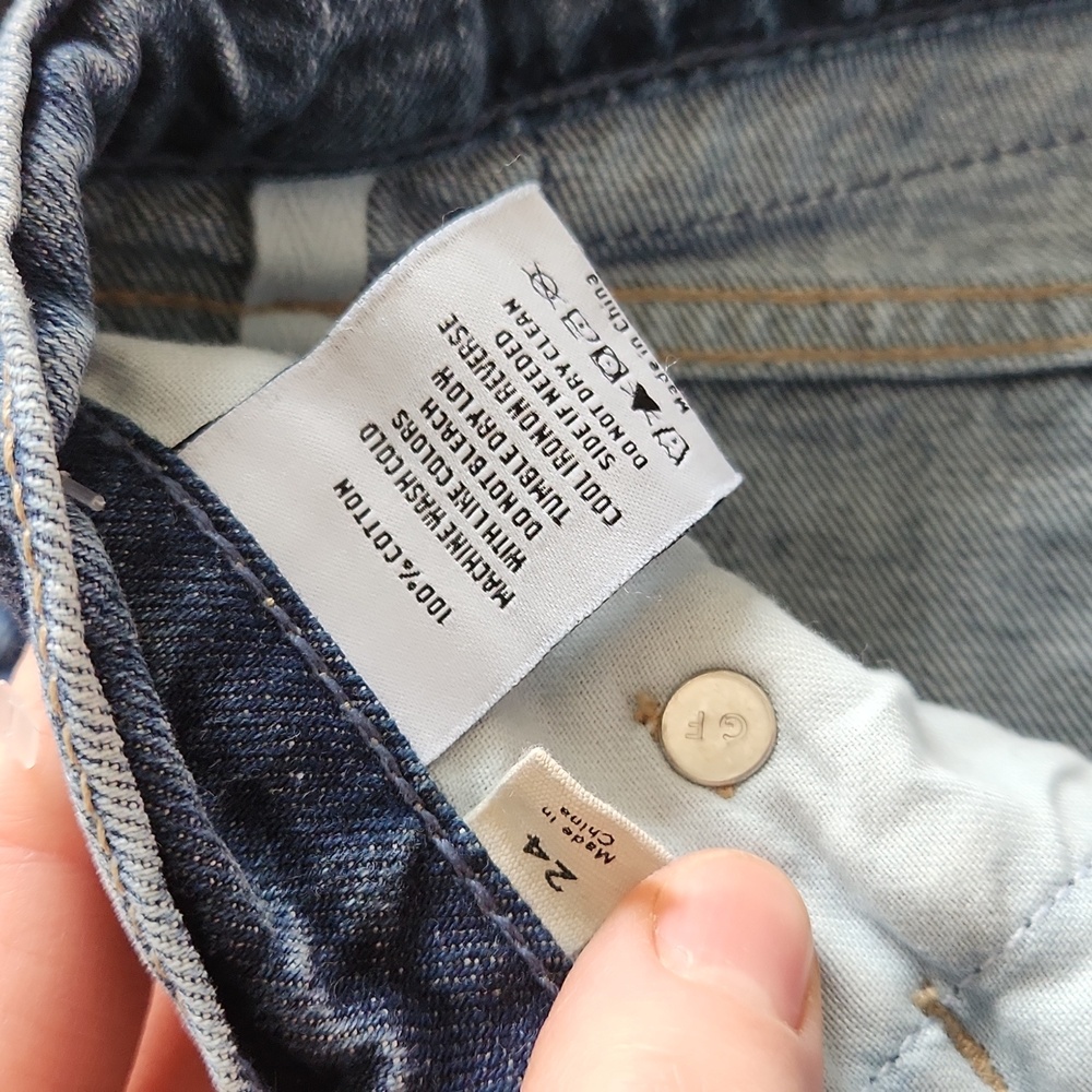 GRLFRND Low Rise Boyfriend Bella Jeans Size 24 - Picture 9 of 10